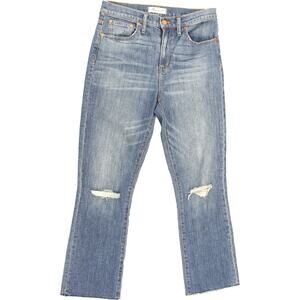 Madewell 10” High Riser Denim Cali Demi Boot Jeans 31